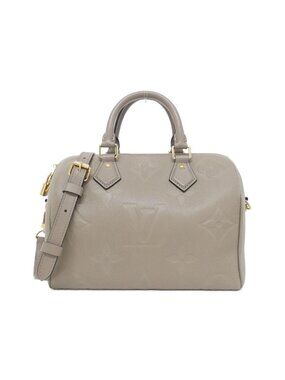 Louis Vuitton Monogram Empreinte Speedy Bandouliere 25 Boston Bag